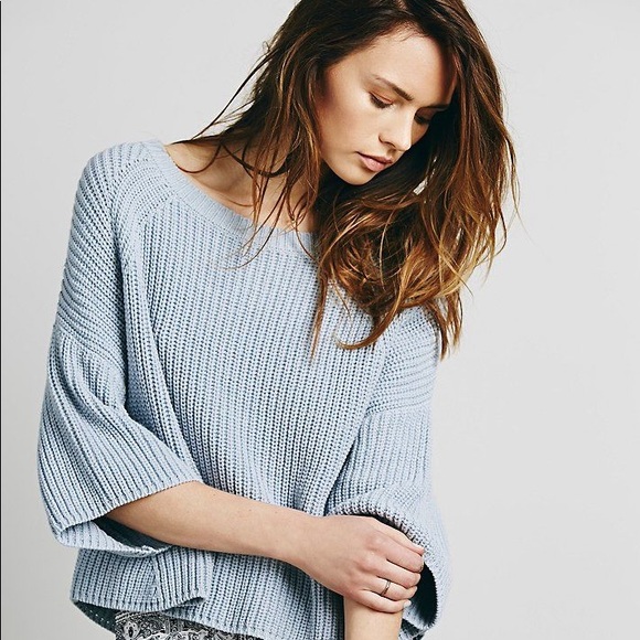 Free People Tops - Free People Rayanne Shaker Sweater